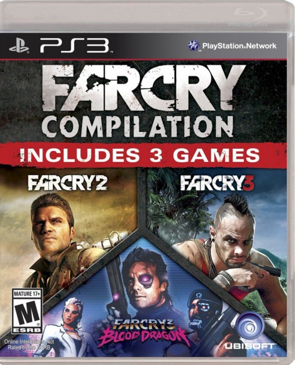 5 JUEGOS EN 1 FAR CRY COLLECTION EN ESPAÑOL PS3