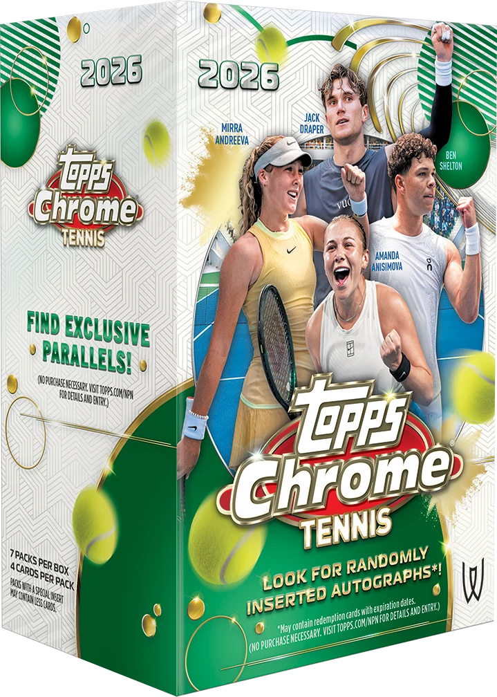 Topps Tennis Chrome 2026 Value Box | Metajuego